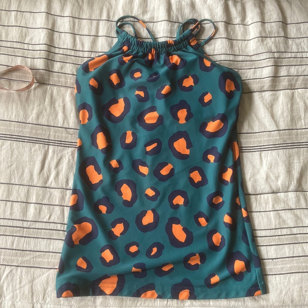 Lime Ricki Jade Leopard Double Cinch Tankini